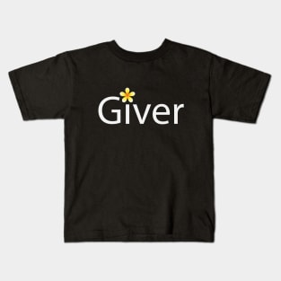 Giver artistic fun design Kids T-Shirt